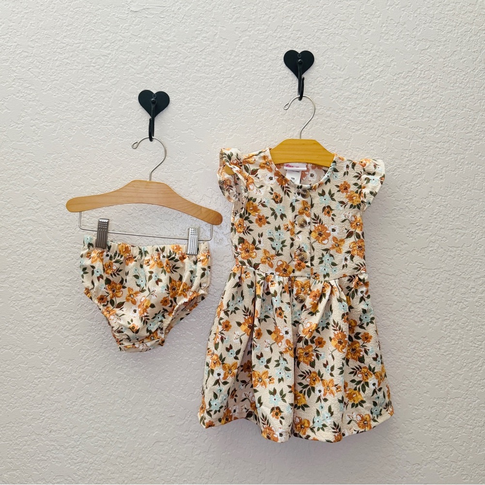 Floral Baby Girl Dress ~ Size 18m
